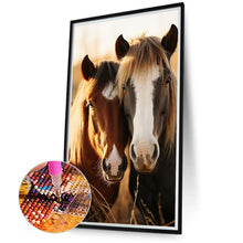 Load image into Gallery viewer, Horses On The Grassland 40*70CM(Canvas) Full Round Drill Diamond Painting
