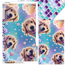 Load image into Gallery viewer, Love Puppy 40*70CM(Canvas) Full Round Drill Diamond Painting
