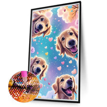 Load image into Gallery viewer, Love Puppy 40*70CM(Canvas) Full Round Drill Diamond Painting
