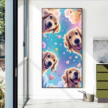 Load image into Gallery viewer, Love Puppy 40*70CM(Canvas) Full Round Drill Diamond Painting
