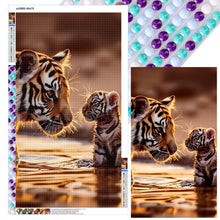 Load image into Gallery viewer, Sea Tiger 40*70CM(Canvas) Full Round Drill Diamond Painting
