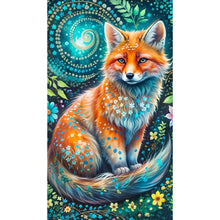 Load image into Gallery viewer, Fox 40*70CM(Canvas) Full Round Drill Diamond Painting
