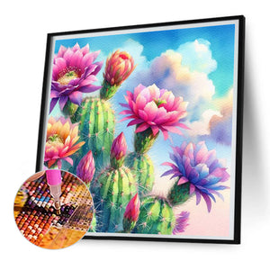 Cactus 30*30CM(Picture) Full AB Square Drill Diamond Painting