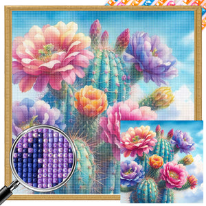 Cactus 30*30CM(Picture) Full AB Square Drill Diamond Painting