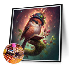 Load image into Gallery viewer, Bird Wearing A Hat 30*30CM(Picture) Full AB Square Drill Diamond Painting
