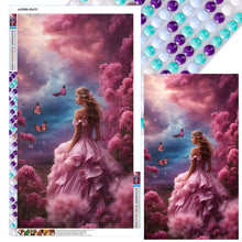 Load image into Gallery viewer, Woman In The Sea Of Flowers 40*70CM(Canvas) Full Round Drill Diamond Painting
