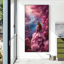 Load image into Gallery viewer, Woman In The Sea Of Flowers 40*70CM(Canvas) Full Round Drill Diamond Painting
