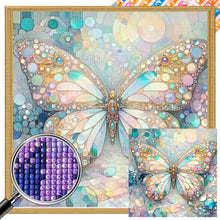 Load image into Gallery viewer, Butterfly 30*30CM(Picture) Full AB Square Drill Diamond Painting
