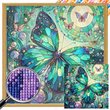 Load image into Gallery viewer, Butterfly 30*30CM(Picture) Full AB Square Drill Diamond Painting
