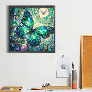 Butterfly 30*30CM(Picture) Full AB Square Drill Diamond Painting