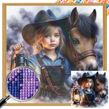 Load image into Gallery viewer, Cowboy Kid 40*40CM(Picture) Full AB Square Drill Diamond Painting
