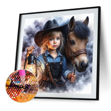 Load image into Gallery viewer, Cowboy Kid 40*40CM(Picture) Full AB Square Drill Diamond Painting
