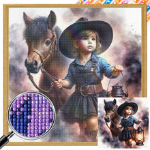 Load image into Gallery viewer, Cowboy Kid 40*40CM(Picture) Full AB Square Drill Diamond Painting
