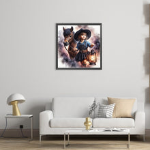 Load image into Gallery viewer, Cowboy Kid 40*40CM(Picture) Full AB Square Drill Diamond Painting
