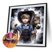 Load image into Gallery viewer, Cowboy Kid 40*40CM(Picture) Full AB Square Drill Diamond Painting
