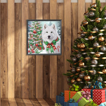 Load image into Gallery viewer, Christmas Arctic Wolf 30*30CM(Canvas) Partial Special Shaped Drill Diamond Painting
