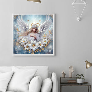 Angel 30*30CM(Canvas) Partial Special Shaped Drill Diamond Painting