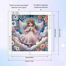 Load image into Gallery viewer, Angel 30*30CM(Canvas) Partial Special Shaped Drill Diamond Painting
