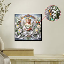 Load image into Gallery viewer, Angel 30*30CM(Canvas) Partial Special Shaped Drill Diamond Painting
