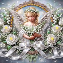 Load image into Gallery viewer, Angel 30*30CM(Canvas) Partial Special Shaped Drill Diamond Painting
