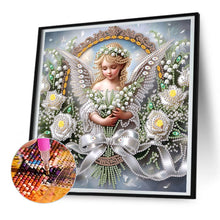 Load image into Gallery viewer, Angel 30*30CM(Canvas) Partial Special Shaped Drill Diamond Painting
