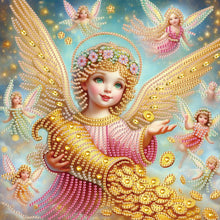 Load image into Gallery viewer, Angel 30*30CM(Canvas) Partial Special Shaped Drill Diamond Painting
