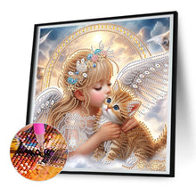 Load image into Gallery viewer, Angel 30*30CM(Canvas) Partial Special Shaped Drill Diamond Painting
