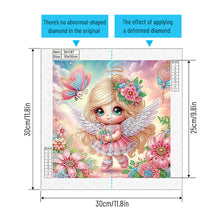 Load image into Gallery viewer, Angel 30*30CM(Canvas) Partial Special Shaped Drill Diamond Painting
