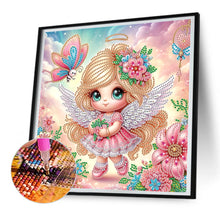 Load image into Gallery viewer, Angel 30*30CM(Canvas) Partial Special Shaped Drill Diamond Painting
