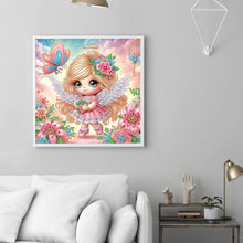 Load image into Gallery viewer, Angel 30*30CM(Canvas) Partial Special Shaped Drill Diamond Painting
