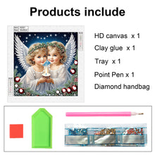 Load image into Gallery viewer, Angel 30*30CM(Canvas) Partial Special Shaped Drill Diamond Painting
