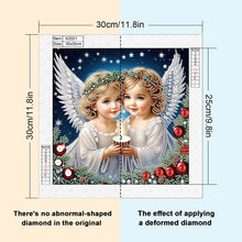 Load image into Gallery viewer, Angel 30*30CM(Canvas) Partial Special Shaped Drill Diamond Painting
