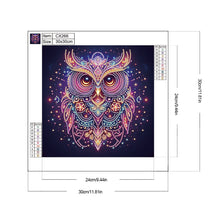 Load image into Gallery viewer, Starlight Animal Owl 30*30CM(Canvas) Partial Special Shaped Drill Diamond Painting
