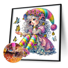 Load image into Gallery viewer, Spring Garden Girl 30*30CM(Canvas) Partial Special Shaped Drill Diamond Painting
