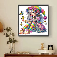 Load image into Gallery viewer, Spring Garden Girl 30*30CM(Canvas) Partial Special Shaped Drill Diamond Painting
