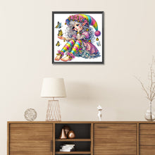 Load image into Gallery viewer, Spring Garden Girl 30*30CM(Canvas) Partial Special Shaped Drill Diamond Painting
