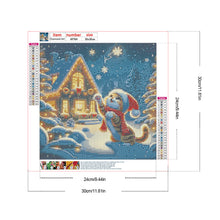 Load image into Gallery viewer, Christmas Cat 30*30CM(Canvas) Full Round Drill Diamond Painting
