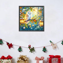 Load image into Gallery viewer, Winter Owl 30*30CM(Canvas) Full Round Drill Diamond Painting
