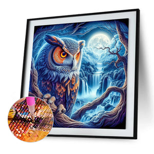 Owl 40*40CM(Picture) Full Square Drill Diamond Painting