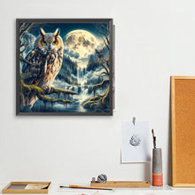 Load image into Gallery viewer, Owl 40*40CM(Picture) Full Square Drill Diamond Painting
