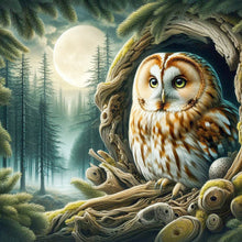 Load image into Gallery viewer, Owl 40*40CM(Picture) Full Square Drill Diamond Painting
