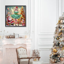 Load image into Gallery viewer, Christmas Elf Girl 30*30CM(Canvas) Partial Special Shaped Drill Diamond Painting
