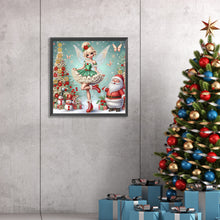 Load image into Gallery viewer, Christmas Elf Girl 30*30CM(Canvas) Partial Special Shaped Drill Diamond Painting
