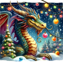 Load image into Gallery viewer, Dragon 40*40CM(Canvas) Full Round Drill Diamond Painting
