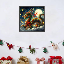 Load image into Gallery viewer, Dragon And Moon 40*40CM(Canvas) Full Round Drill Diamond Painting
