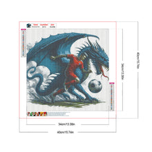 Load image into Gallery viewer, Dragon And Football 40*40CM(Canvas) Full Round Drill Diamond Painting
