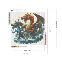 Load image into Gallery viewer, Dragon And Football 40*40CM(Canvas) Full Round Drill Diamond Painting
