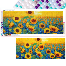 Load image into Gallery viewer, Sunflower 70*30CM(Canvas) Full Round Drill Diamond Painting
