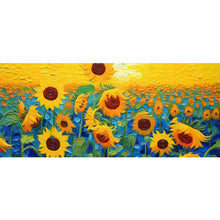 Load image into Gallery viewer, Sunflower 70*30CM(Canvas) Full Round Drill Diamond Painting
