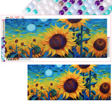 Load image into Gallery viewer, Sunflower 70*30CM(Canvas) Full Round Drill Diamond Painting
